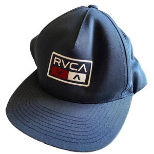 RVCA Duel Snapback Mid Fit Blue‎